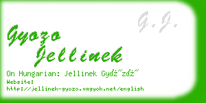 gyozo jellinek business card